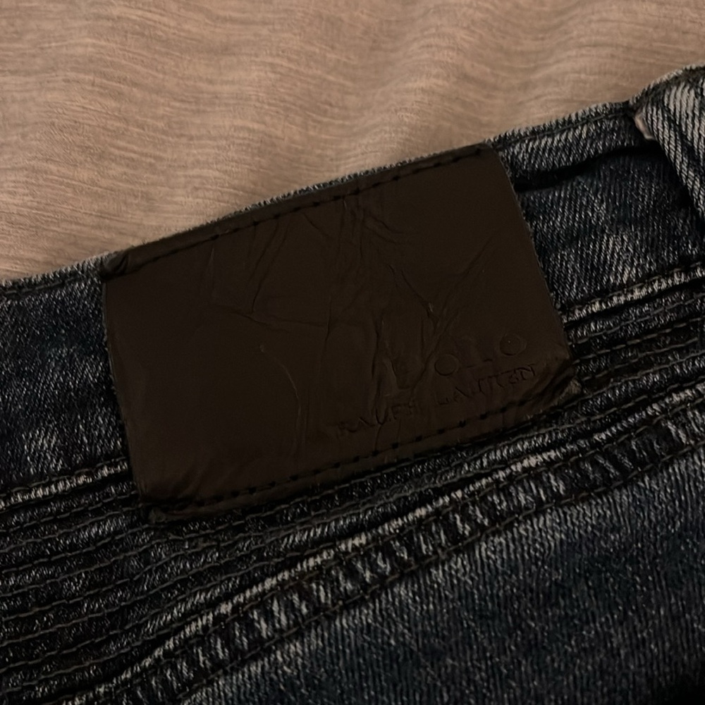 Funky Patchwork Multi Texture Denim Jeans - image 2